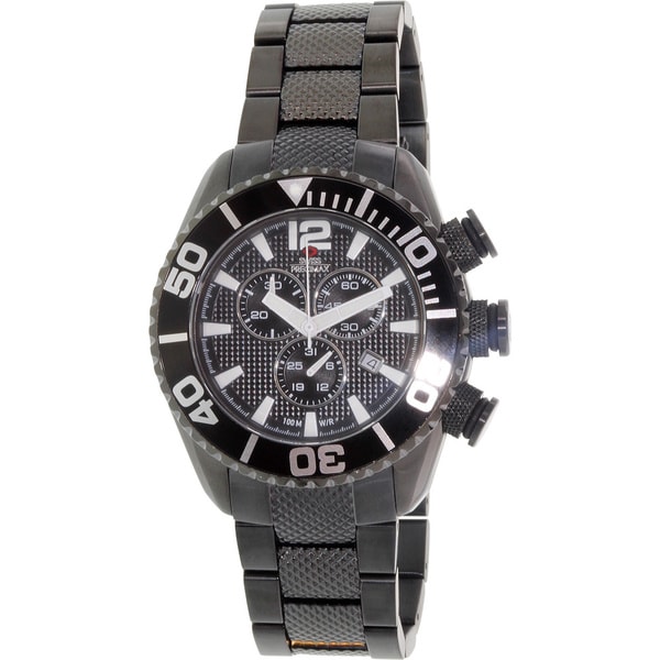 Swiss Alpine Military Mens 1635.9837 SAM Red force Black Dial