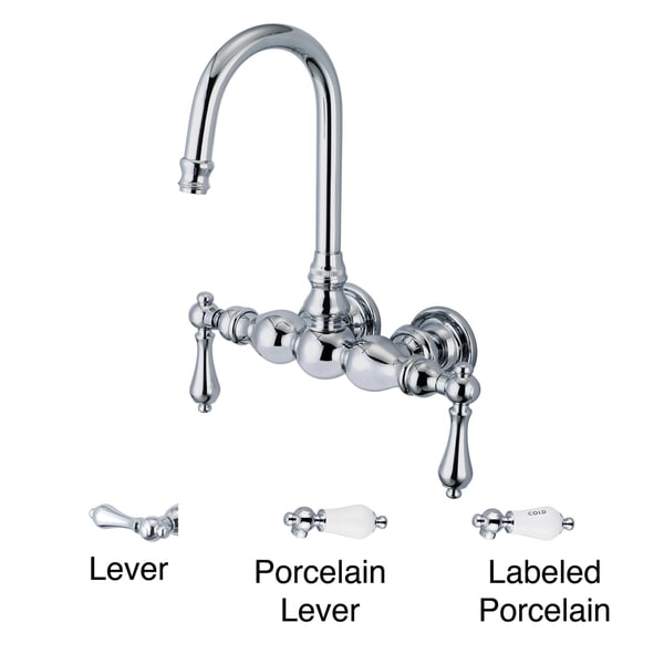 Water Creation Chrome Classic 3 3/8-inch Center Wall Mount ...