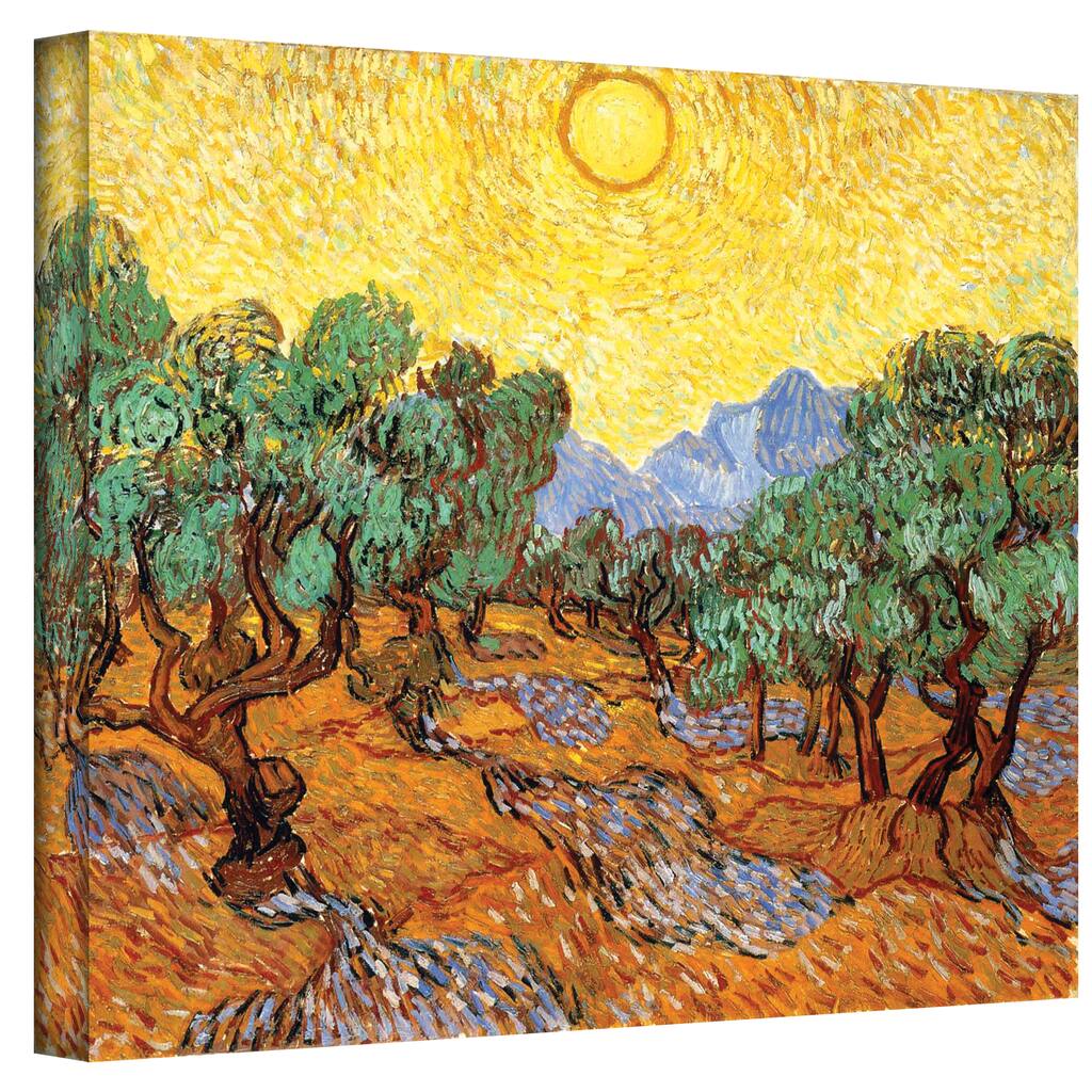 Van Gogh 'Olive Trees' Wrapped Canvas