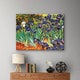 Vincent van Gogh 'Irises in the Garden' Wrapped Canvas Art - On Sale ...