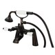 preview thumbnail 8 of 6, Water Creation Vintage Oil-rubbed Bronze 7-inch Deck Mount Tub Faucet and Hand Shower Set