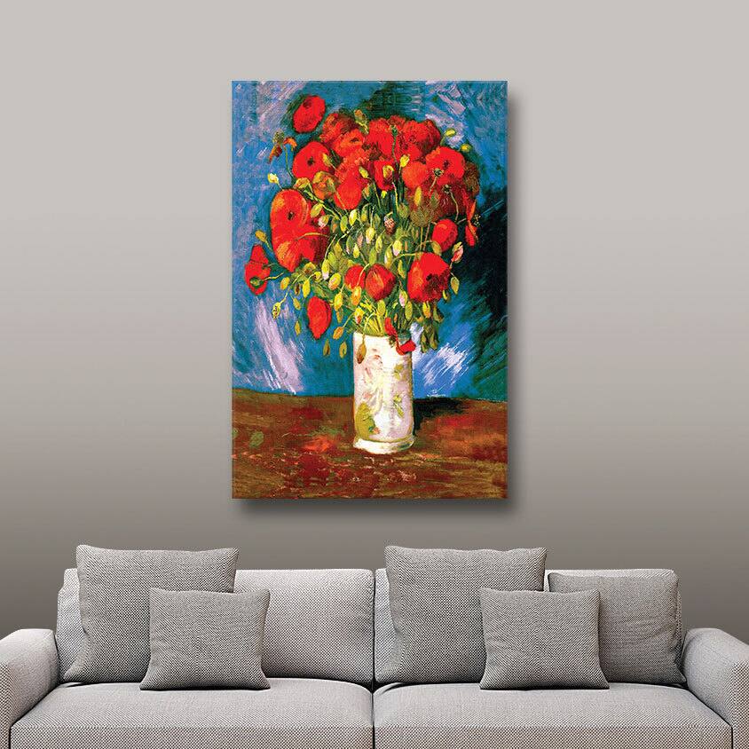 Vincent van Gogh 'Poppies' Wrapped Canvas Art