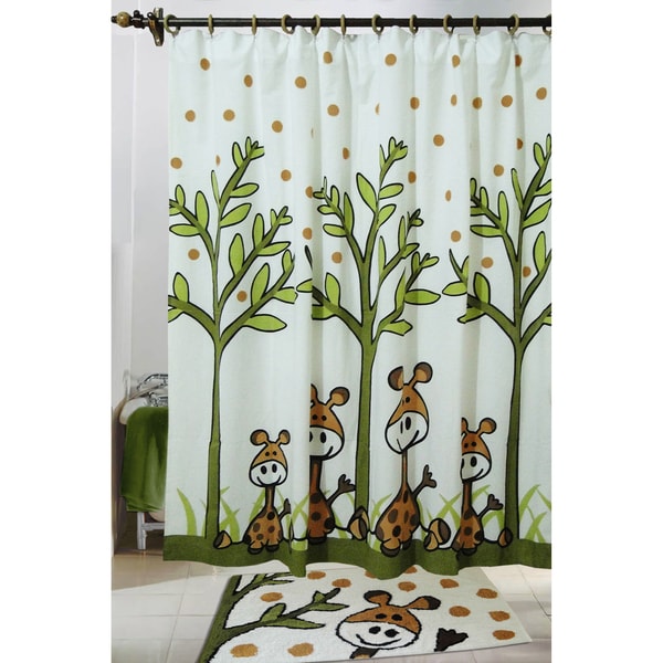 Jovi Home Giraffe Shower Curtain