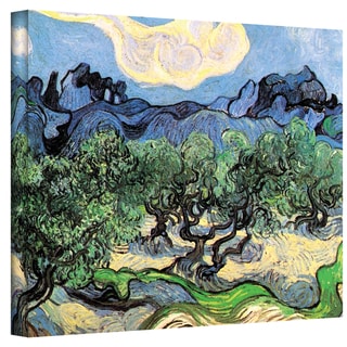 Shop Vangogh Olive Trees Wrapped Canvas Art On Sale