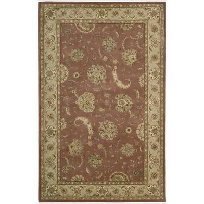 Nourison 2000 Hand-tufted Kashan Rose Wool Rug