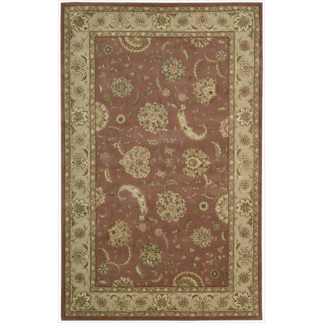 Nourison 2000 Hand-tufted Kashan Rose Wool Rug