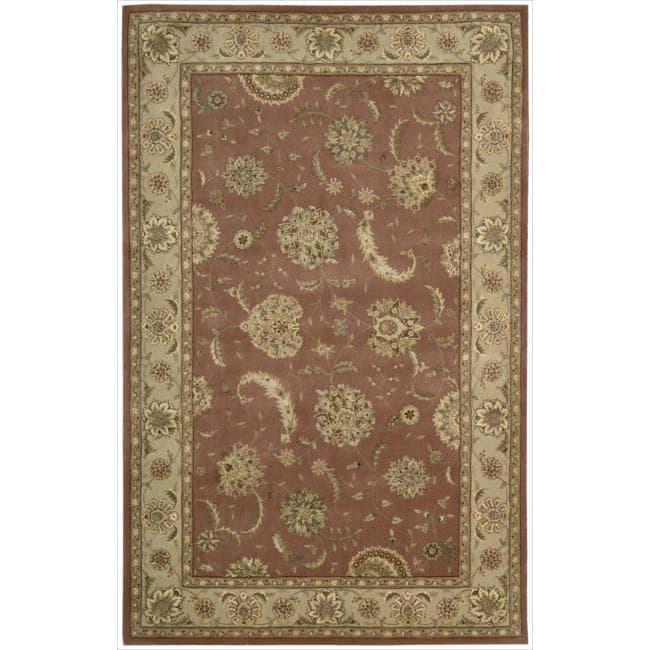 Nourison 2000 Hand-tufted Kashan Rose Wool Rug