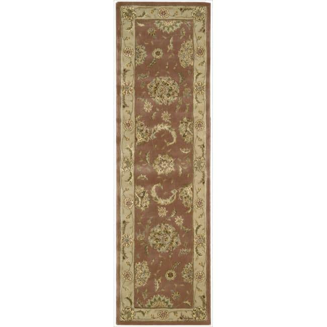 Nourison 2000 Hand-tufted Kashan Rose Wool Rug