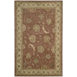 Nourison 2000 Hand-tufted Kashan Rose Wool Rug