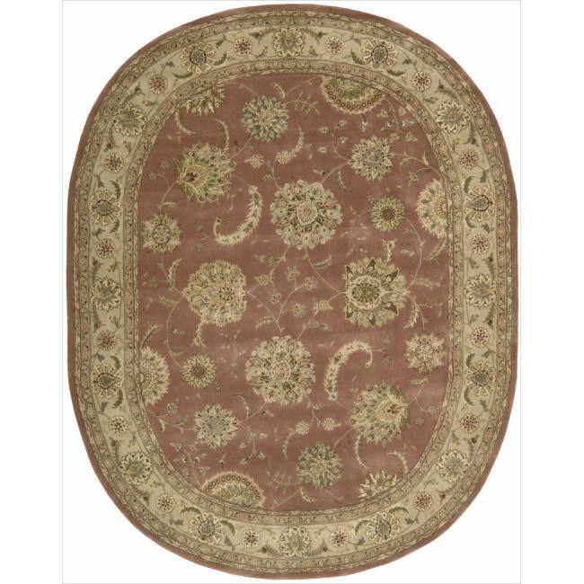 Nourison 2000 Hand-tufted Kashan Rose Wool Rug
