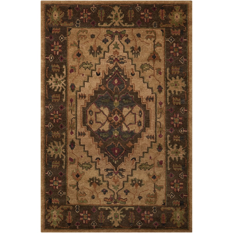 Nourison Tahoe TA01 Hand-knotted Area Rug - Beige - 2'3" x 8' Runner