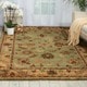 preview thumbnail 1 of 5, Nourison Hand-Knotted Tahoe Green Wool Rug