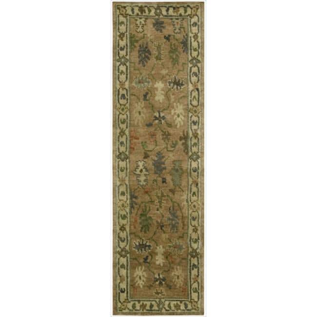Nourison Hand-Knotted Tahoe Copper Wool Rug - 3'9" x 5'9" - Brown - Rectangle