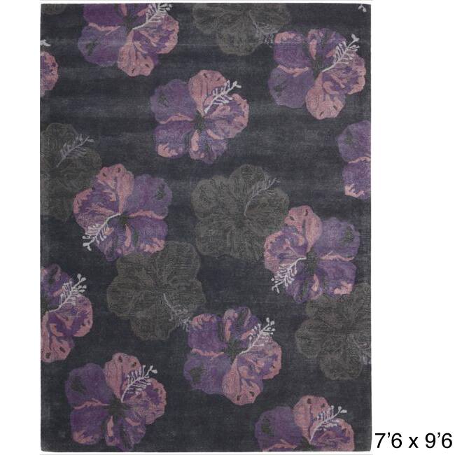 Nourison Lakeside Hand-tufted Hibiscus Area Rug