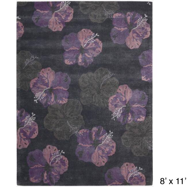 Nourison Lakeside Hand-tufted Hibiscus Area Rug