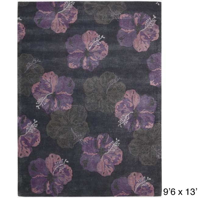 Nourison Lakeside Hand-tufted Hibiscus Area Rug