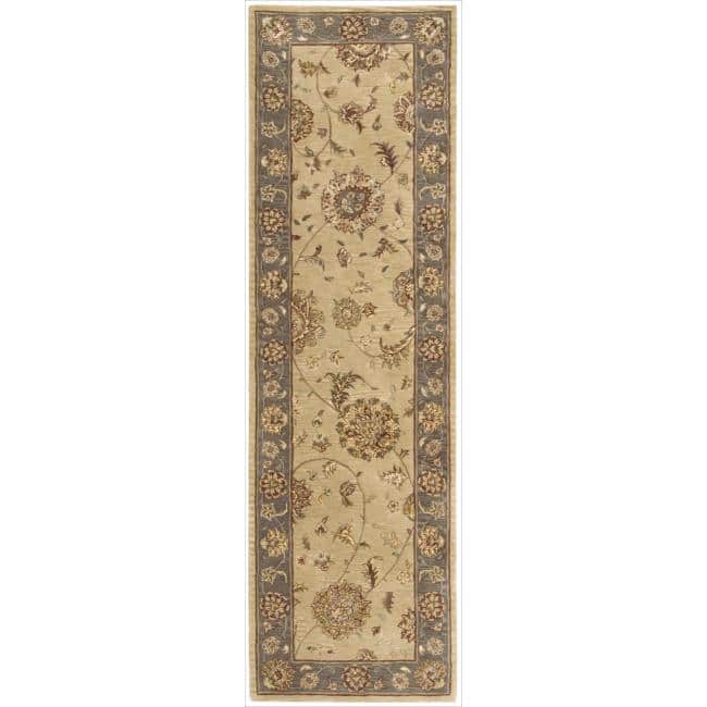 Nourison Hand-tufted Area Rug - Beige - 5' 6" x 8' 6"