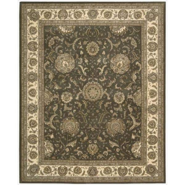 Nourison Hand-tufted Oriental Bordered Wool Area Rug