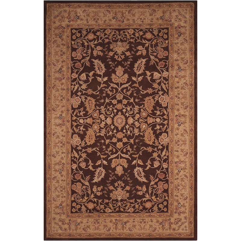 Nourison Heritage Hall HE05 Hand-tufted Area Rug - Border/Oriental - 0.51 - 0.75 inch - 8' x 10' - Rectangle - Indoor - 7' 9" x 9' 9" - N/A