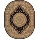 preview thumbnail 6 of 9, Nourison 2000 Hand Tufted Medallion Black Rug