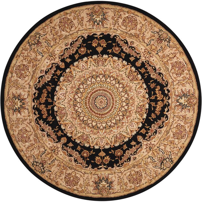 Nourison 2000 Hand Tufted Medallion Black Rug