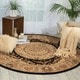 preview thumbnail 2 of 9, Nourison 2000 Hand Tufted Medallion Black Rug