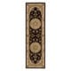 preview thumbnail 3 of 9, Nourison 2000 Hand Tufted Medallion Black Rug 4' Round - Black