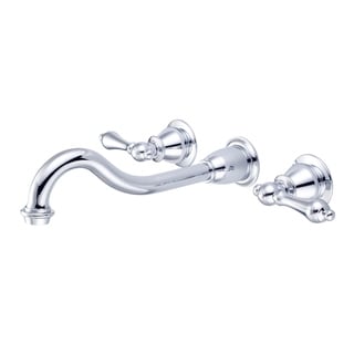 Water Creation Elegant Spout Wall Mount Vessel/Lavatory Faucet in Chrome Finish