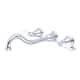 Option Hot and Cold labeled porcelain lever handles