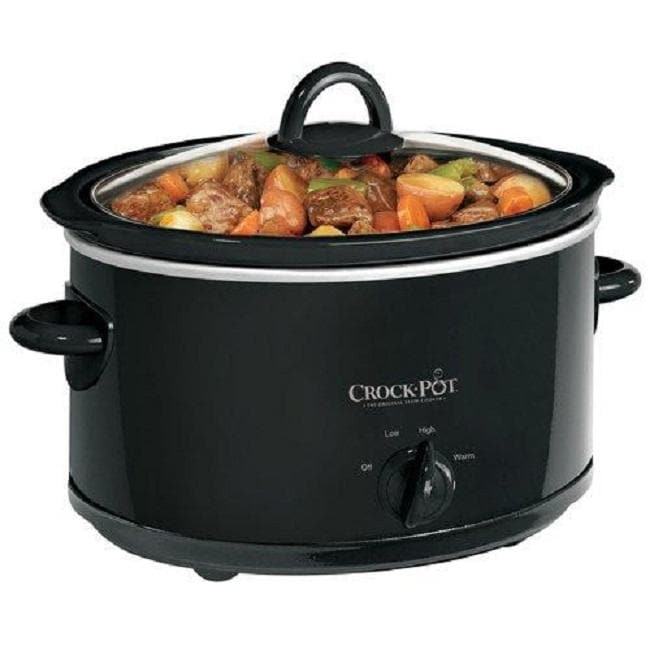 Rival SCV400B 4 qt Slow Cooker Crock Pot