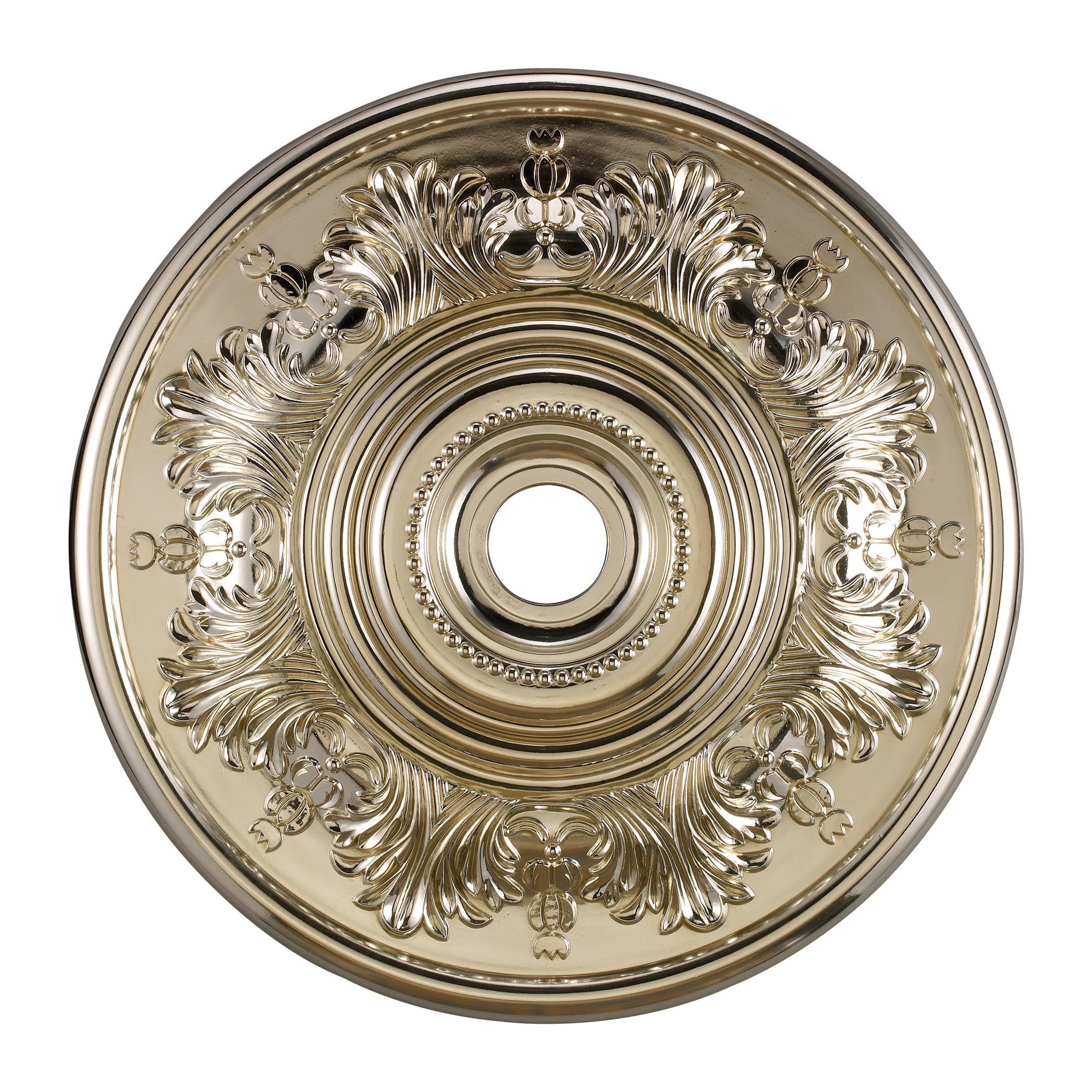 Chrome Finish 30 inch Decorative Medallion