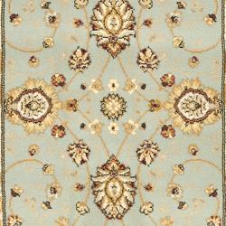 Majesty Extra Fine Light Blue/ Cream Runner (23 x 10)