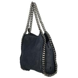 Stella McCartney Falabella Blue Denim Shopper Tote Bag   