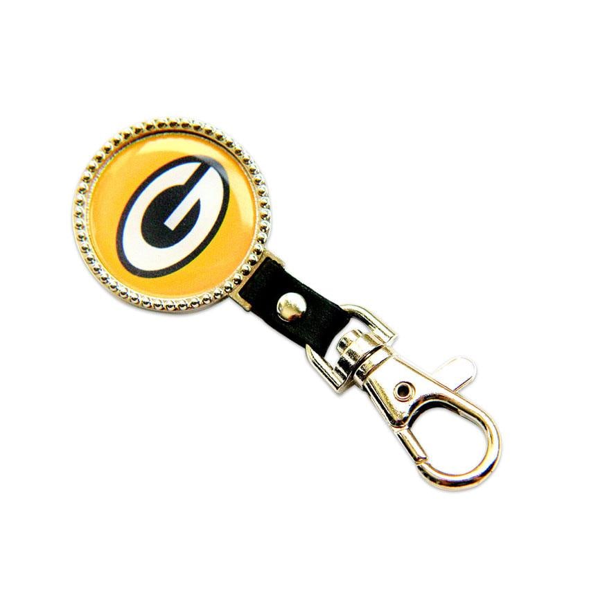 Shop Green Bay Packers Purse key ID clip Holder NFL - Free Shipping On Orders Over $45 ...