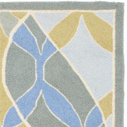 Hand hooked Chelsea Waves Multi Wool Rug (2'9 x 4'9) Safavieh 3x5   4x6 Rugs