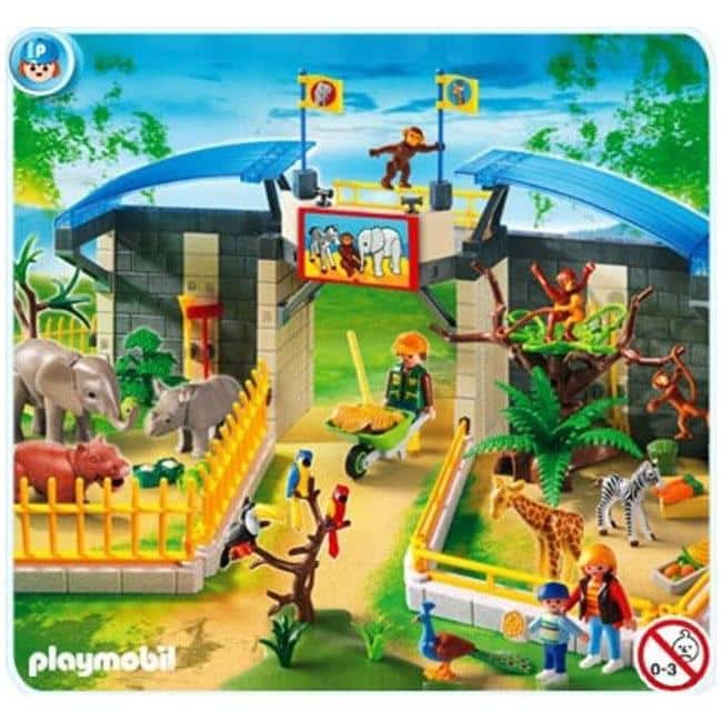 Playmobil Small Zoo with Animals Play Set Free Shipping Today
