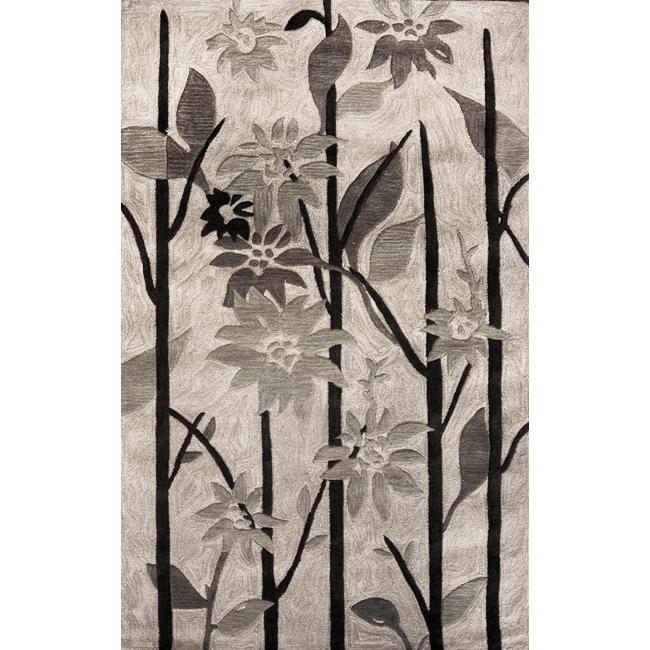 nuLOOM Hand tufted Evo Forest Beige Rug (5' x 8') Nuloom 5x8   6x9 Rugs