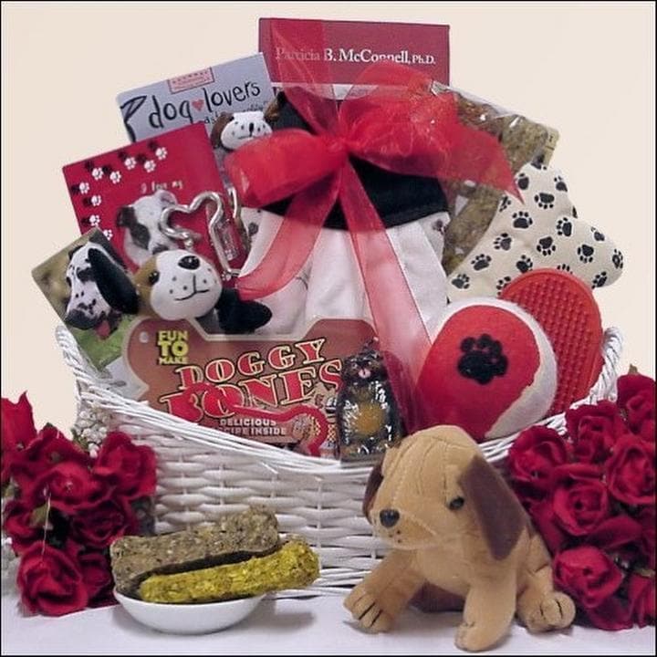 Poochy Pet Dog Gift Basket   13504494 The