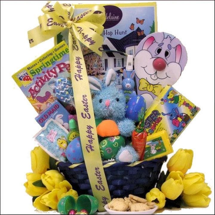 Yellow Easter Basket  