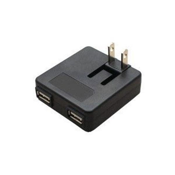 High Power Slim AC Wall Plug to 2 x 5V USB Adapter