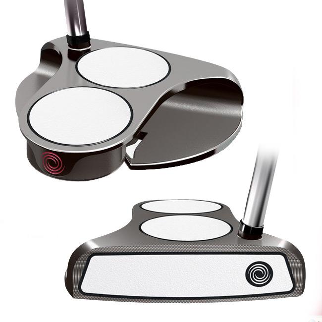 Odyssey Mens White Ice 2 ball Mallet Putter