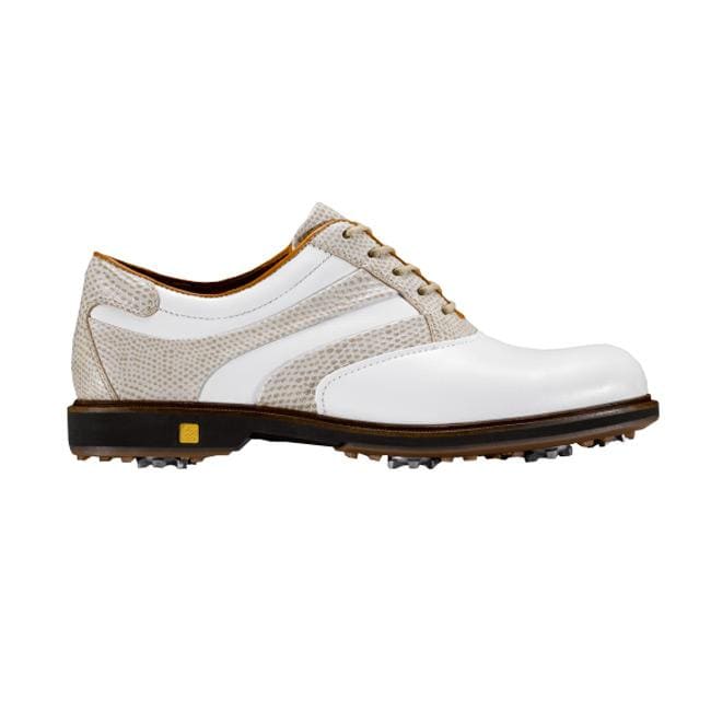 Ecco Women's Classic Hydro White/ Limestone Golf Shoes Ecco Women's Golf Shoes