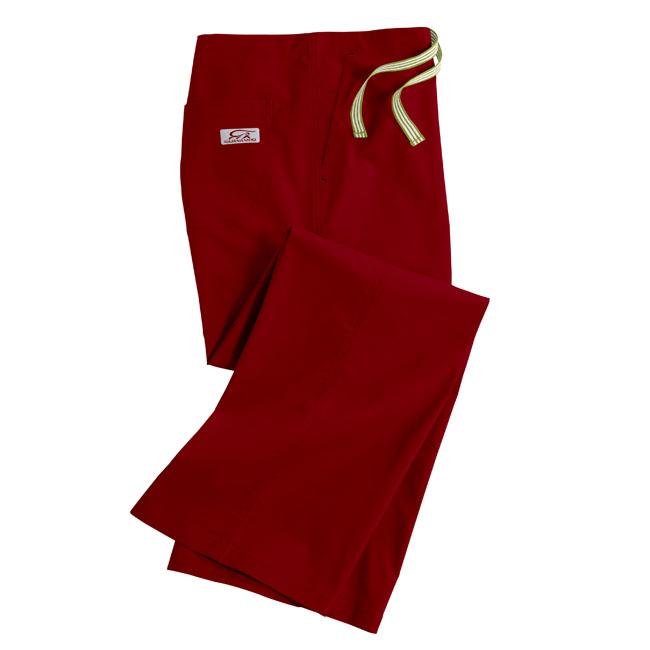 IguanaMed Womens Classic Macintosh Red Boot Cut Pants