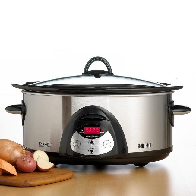  Rival  Crock  Pot  SCVC604HSS 6 quart Programmable Hinged 