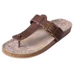 Journee Collection Womens Safari s T strap Buckled Accent Sandals