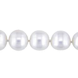 White Freshwater Pearl 36 inch Necklace (11 12 mm) Pearl Necklaces