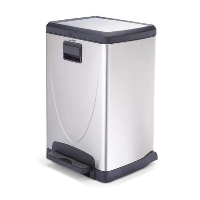 Cuisinart Stainless Steel 50liter/ 13gallon Trash Can Free Shipping Today