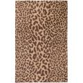 Hand-tufted Tan Leopard Whimsy Animal Print Wool Area Rug (9' x 12')