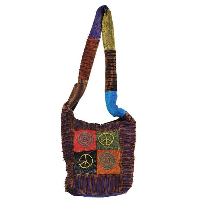 Razor Cut Patch Shoulder Bag (Nepal)