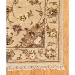 Asian Hand knotted Ivory Vegetable Dye Wool Rug (2'5 x 8') Herat Oriental Runner Rugs